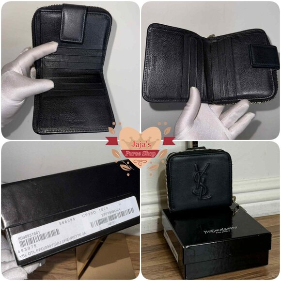 ✅❤️✅SOLD✅❤️✅💖YSL Leather Zipper RFID Wallet💖 - Picture 14 of 17